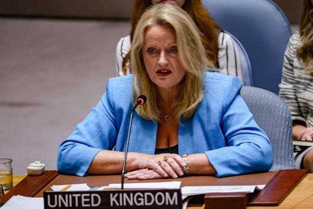 August 18, 2026, New York, New York, United States: SARAH MACINTOSH, Permanent Representative of the United Kingdom to the United Nations, addresses the UN Security Council during a meeting on the situation in Libya, at UNHQ. New York United States  - ZUMAo116 20260818_znp_o116_010 Copyright: xBiancaxOterox