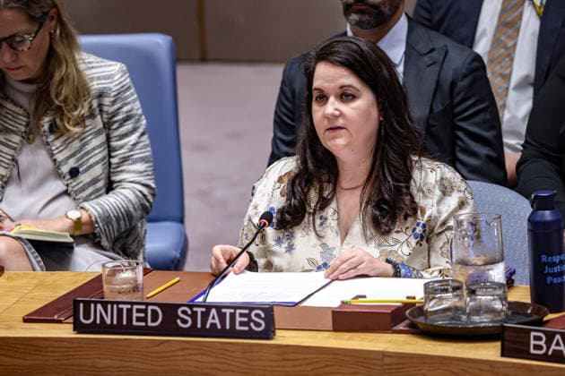 August 18, 2026, New York, New York, United States: JENNIFER LOCETTA, United States, US, Libya, United Nations, UN Security Council, Security Council, UNSC, UNSMIL, political process, elections, unified governance, diplomacy, international relations, UNHQ. New York United States - ZUMAo116 20260818_znp_o116_016 Copyright: xBiancaxOterox
