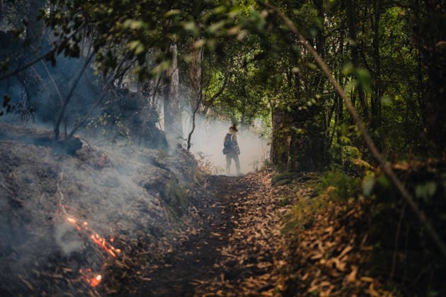 Wildfires in Ponteareas GALICIA, SPAIN - AUGUST 18: Firefighters extinguish wildfires in Ponteareas, Pontevedra, Galicia, Spain on August 18, 2026. Pedro Pascual Garcia Anadolu Galicia Spain. Editorial use only. Please get in touch for any other usage.  Copyright: x2026xAnadoluxPedroxPascualxGarciax