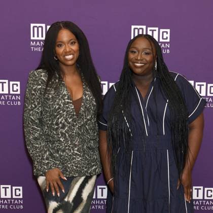 Whitney White, Jocelyn Bioh at the press conference for SCHOOL GIRLS; OR, THE AFRICAN MEAN GIRLS PLAY Press Meet & Greet, Manhattan Theatre Club Studios, New York, NY, August 17, 2026. Photo By: Quoin Pics Everett Collection SCHOOL GIRLS; OR, THE AFRICAN MEAN GIRLS PLAY Press Meet & Greet PUBLICATIONXNOTxINxCANxCHNxFRAxITAxJPNxNORxPOLxRUSxESPxUKxUSA