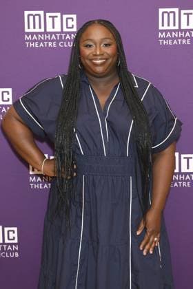 Jocelyn Bioh at the press conference for SCHOOL GIRLS; OR, THE AFRICAN MEAN GIRLS PLAY Press Meet & Greet, Manhattan Theatre Club Studios, New York, NY, August 17, 2026. Photo By: Quoin Pics Everett Collection SCHOOL GIRLS; OR, THE AFRICAN MEAN GIRLS PLAY Press Meet & Greet PUBLICATIONXNOTxINxCANxCHNxFRAxITAxJPNxNORxPOLxRUSxESPxUKxUSA