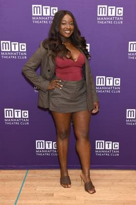 Lucia Aremu at the press conference for SCHOOL GIRLS; OR, THE AFRICAN MEAN GIRLS PLAY Press Meet & Greet, Manhattan Theatre Club Studios, New York, NY, August 17, 2026. Photo By: Quoin Pics Everett Collection SCHOOL GIRLS; OR, THE AFRICAN MEAN GIRLS PLAY Press Meet & Greet PUBLICATIONXNOTxINxCANxCHNxFRAxITAxJPNxNORxPOLxRUSxESPxUKxUSA