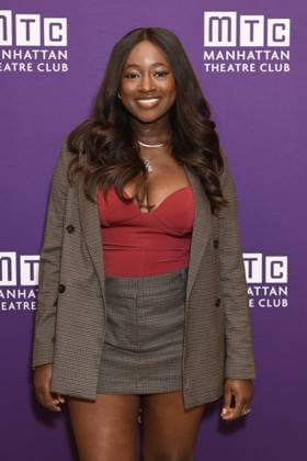 Lucia Aremu at the press conference for SCHOOL GIRLS; OR, THE AFRICAN MEAN GIRLS PLAY Press Meet & Greet, Manhattan Theatre Club Studios, New York, NY, August 17, 2026. Photo By: Quoin Pics Everett Collection SCHOOL GIRLS; OR, THE AFRICAN MEAN GIRLS PLAY Press Meet & Greet PUBLICATIONXNOTxINxCANxCHNxFRAxITAxJPNxNORxPOLxRUSxESPxUKxUSA