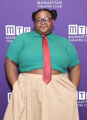 Erin Morton at the press conference for SCHOOL GIRLS; OR, THE AFRICAN MEAN GIRLS PLAY Press Meet & Greet, Manhattan Theatre Club Studios, New York, NY, August 17, 2026. Photo By: Quoin Pics Everett Collection SCHOOL GIRLS; OR, THE AFRICAN MEAN GIRLS PLAY Press Meet & Greet PUBLICATIONXNOTxINxCANxCHNxFRAxITAxJPNxNORxPOLxRUSxESPxUKxUSA