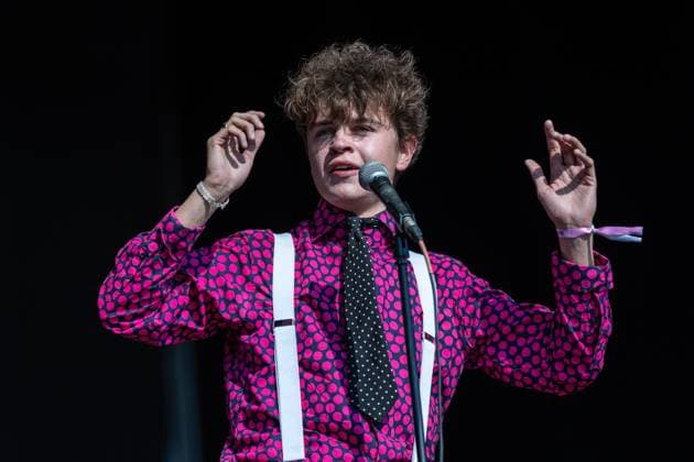 Vilar de Mouros 2026 opening day - 18 Aug 2026 British singer Tom A. Smith performs during the opening concert of Vilar de Mouros Festival 2026. Opening day of the Vilar de Mouros Festival 2026, including the surrounding area, the historic Roman bridge, festivalgoers arriving and relaxing near the river, local restaurants, security presence, and the first band performing on stage. Vilar de Mouros is one of the oldest music festivals in Portugal, often described as the country’s Woodstock. Vilar de Mouros Portugal Copyright: xDiogoxBaptistax xSOPAxImagesx DB_kickofVilardeMouros20260818_007