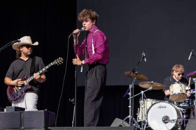 August 18, 2026, Vilar De Mouros, Portugal: British singer Tom A. Smith performs during the opening concert of Vilar de Mouros Festival 2026. Opening day of the Vilar de Mouros Festival 2026, including the surrounding area, the historic Roman bridge, festivalgoers arriving and relaxing near the river, local restaurants, security presence, and the first band performing on stage. Vilar de Mouros is one of the oldest music festivals in Portugal, often described as the country™s Woodstock. Vilar De Mouros Portugal - ZUMAs197 20260818_aaa_s197_062 Copyright: xDiogoxBaptistax