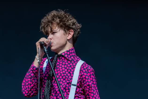 August 18, 2026, Vilar De Mouros, Portugal: British singer Tom A. Smith performs during the opening concert of Vilar de Mouros Festival 2026. Opening day of the Vilar de Mouros Festival 2026, including the surrounding area, the historic Roman bridge, festivalgoers arriving and relaxing near the river, local restaurants, security presence, and the first band performing on stage. Vilar de Mouros is one of the oldest music festivals in Portugal, often described as the country™s Woodstock. Vilar De Mouros Portugal - ZUMAs197 20260818_aaa_s197_064 Copyright: xDiogoxBaptistax