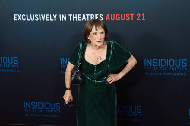 Actress Susan Gray poses on the red carpet for the movie ‘Insidious: Out of the Further’ in Los Angeles, USA, 18 August 2026. Insidious: Out of the Further Red Carpet Event in Los Angeles !ACHTUNG: NUR REDAKTIONELLE NUTZUNG!  Copyright: xOmarxAlonsox AME406 20260819-55021175438_1