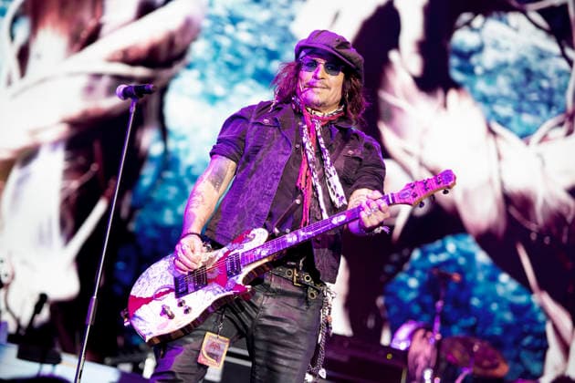 Hollywood Vampires perform at AO Arena Alice Cooper of Hollywood Vampires performs at AO Arena, Manchester, UK, 18 August 2026., Credit:Hels Millington Avalon  Copyright: xHelsxMillingtonx xAvalonx 1125376107