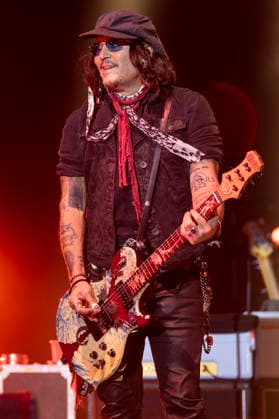 Hollywood Vampires perform at AO Arena Actor and musician Johnny Depp of Hollywood Vampires performs at AO Arena, Manchester, England, 18th August 2026. Editorial Use Only., Credit:Mike Gray MIKE GRAY - B4227 Avalon  Copyright: xMikexGrayx xMIKExGRAYx-xB4227x xAvalonx 1125388236