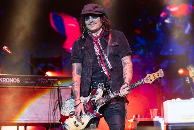 Hollywood Vampires perform at AO Arena Actor and musician Johnny Depp of Hollywood Vampires performs at AO Arena, Manchester, England, 18th August 2026. Editorial Use Only., Credit:Mike Gray MIKE GRAY - B4227 Avalon  Copyright: xMikexGrayx xMIKExGRAYx-xB4227x xAvalonx 1125388453