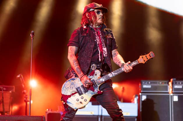 Hollywood Vampires perform at AO Arena Actor and musician Johnny Depp of Hollywood Vampires performs at AO Arena, Manchester, England, 18th August 2026. Editorial Use Only., Credit:Mike Gray MIKE GRAY - B4227 Avalon  Copyright: xMikexGrayx xMIKExGRAYx-xB4227x xAvalonx 1125388490