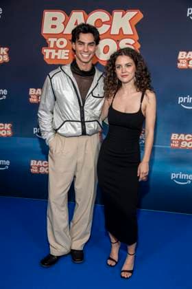 ABB AMAZON- Jacob Rott und Derya Akyol zu Gast auf dem blauen Teppich bei der Weltpremiere der Amazon Prime Serie Back to the 90s im Delphi Filmpalast am 18.AUGUST 2026 in Berlin Berlin Deutschland *** ABB AMAZON s Jacob Rott and Derya Akyol appeared on the blue carpet at the world premiere of the Amazon Prime series *Back to the 90s* at the Delphi Filmpalast on August 18, 2026, in Berlin, Germany