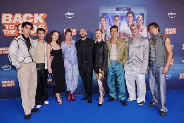Back to the 90s Jacob Rott, Julien Brown, Anja Pichler, Johanna Bergel, Facundo Scalerandi, Luise Aschenbrenner, Tim Schäcker, Luis Freitag Premiere Back to the 90s im Delphi Filmpalast, Berlin Datum: 18.08.2026 *** Back to the 90s Jacob Rott, Julien Brown, Anja Pichler, Johanna Bergel, Facundo Scalerandi, Luise Aschenbrenner, Tim Schäcker, Luis Freitag Premiere of Back to the 90s at the Delphi Filmpalast, Berlin Date: August 18, 2026 Copyright: xEventpress Kratschx