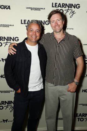 New York premiere of Unreasonable Studios Learning to Fly at Rooftop Screen, Pier 57 Featuring: Evan Hayes (Producer) and Max Lowe (Director) Where: New York, New York, United States When: 18 Aug 2026 Credit: Marion Curtis StarPix for Unreasonable Studios INSTARimages EDITORIAL USE ONLY. NOT FOR USE BY NEWSPAPERS BASED IN THE UK. Copyright: xx instar55928015