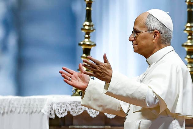 August 19, 2026, Vatican City, ITALIA ROMA: Pope Leo XIV during the weekly general audience in Saint Peter s Basilica, in Vatican City, 19 August 2026. ANSA ANGELO CARCONI. Vatican City ITALIA ROMA  - ZUMAa110 20260819_zaf_a110_003 Copyright: xAngeloxCarconix