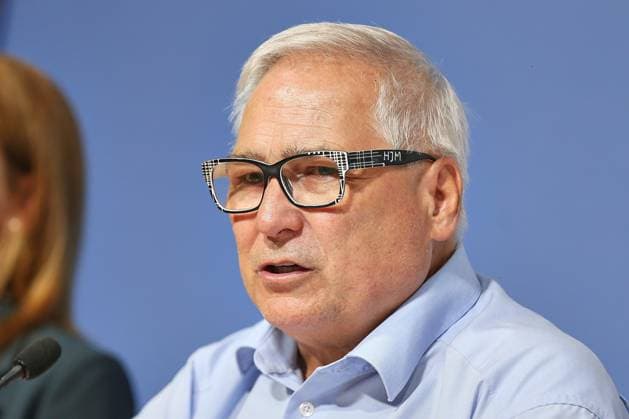Berlin, Deutschland, 19.08.2026: Haus der Bundespressekonferenz: Pressekonferenz: IKK e.V. - GKV-Finanzierung: Vom Sparpaket zur Strukturreform?: Hans-Jürgen Müller, Vorstandsvorsitzender IKK e.V. *** Berlin, Germany, August 19, 2026, Federal Press Conference Center, Press Conference: IKK e.V., GKV Financing—From Austerity Measures to Structural Reform, Hans Jürgen Müller, Chairman of the Board, IKK e.V. Copyright: xdtsxNachrichtenagenturx dts_130500