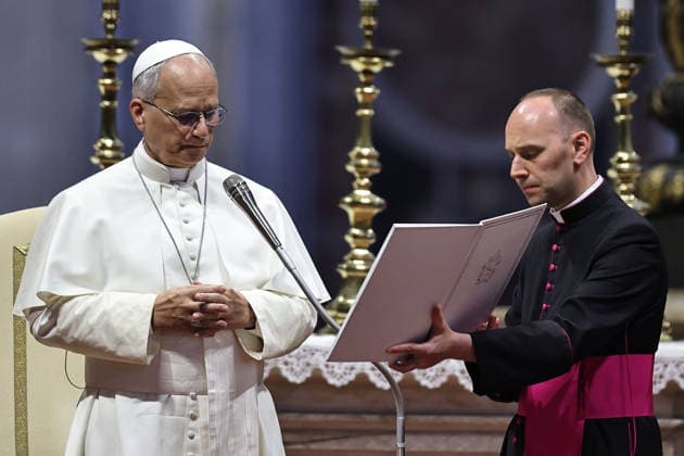 August 19, 2026. Vatican City - POPE LEO XIV during his wednesday General Audience in St. Peter s Basilica at the Vatican EvandroInetti_via ZUMA Wire Vatican City State  - ZUMAi15_ 20260819_zaf_i15_025 Copyright: xEvandroxInettix