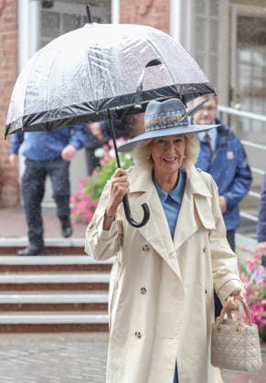 . 19 08 2026. York, United Kingdom. Queen Camilla during a visit to the Ebor Festival at York Racecourse, United Kingdom.  xPoolx xi-Imagesx IIM-26955-0003
