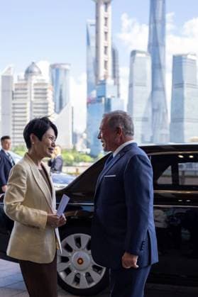 Jordan’s King Abdullah II Meets Shanghai Mayor Gong Zheng Jordan’s King Abdullah II meets Shanghai Mayor Gong Zheng in Shanghai, China, on August 19, 2026. The meeting focused on Jordanian-Chinese relations and ways to broaden bilateral cooperation into promising economic and development sectors. Photo by Royal Hashemite Court apaimages Amman Amman Jordan 190826_China_JPO_00(8) Copyright: xapaimagesxRoyalxHashemitexCourtxx xapaimagesx