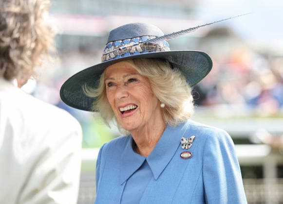. 19 08 2026. York, United Kingdom. Queen Camilla during a visit to the Ebor Festival at York Racecourse, United Kingdom.  xPoolx xi-Imagesx IIM-26955-0021