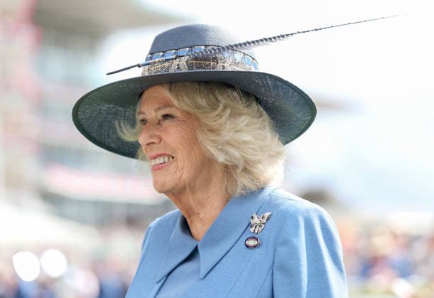 . 19 08 2026. York, United Kingdom. Queen Camilla during a visit to the Ebor Festival at York Racecourse, United Kingdom.  xPoolx xi-Imagesx IIM-26955-0022