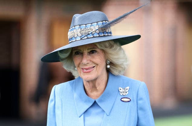 . 19 08 2026. York, United Kingdom. Queen Camilla during a visit to the Ebor Festival at York Racecourse, United Kingdom.  xPoolx xi-Imagesx IIM-26955-0026