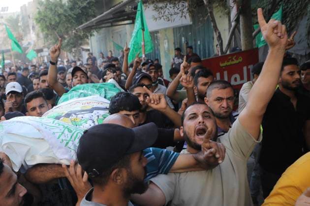 Palestinians Mourn Man Killed in Israeli Strike in Nuseirat Palestinians attend the funeral of Sobhi Sami Shahtout, 30, a resident of the Nuseirat refugee camp, after he was killed in an Israeli airstrike while riding a motorcycle in the camp in the central Gaza Strip, on August 19, 2026. Photo by Hassan al-Jedi apaimages Nusairat Gaza Strip Palestinian Territory 190826_Nuseirat_HJ_00(5).jpeg Copyright: xapaimagesxHassanxal-Jedixx xapaimagesx