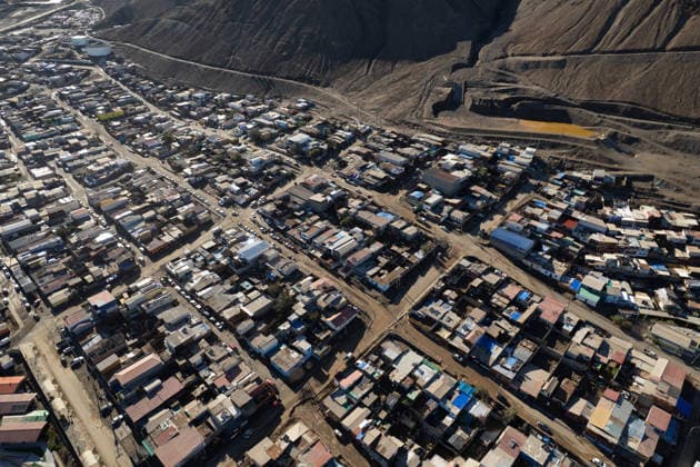 Chile declares a state of catastrophe in Tocopilla after severe mudslides TOCOPILLA, CHILE - AUGUST 19: Aerial view of the town of Tocopilla affected by mudslides in northern Chile, on Wednesday, August 19, 2026. The President of Chile, Jose Antonio Kast, decreed this Tuesday a state of constitutional exception due to catastrophe in the province of Tocopilla, Antofagasta region, after a frontal system caused mudslides, landslides and the overflowing of ravines in the area. Lucas Aguayo Araos Anadolu Tocopilla Chile. Editorial use only. Please get in touch for any other usage.  Copyright: x2026xAnadoluxLucasxAguayoxAraosx