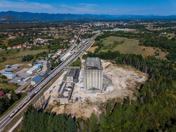 Aerial photo of Illegal hazardous waste disposal site in Gospic, Croatia Aerial photo of the illegal hazardous waste disposal site in Gospic, Croatia, on August 19, 2026. Approximately 37,000 tons of industrial and hazardous waste were illegally dumped at at an abandoned industrial complex in Gospic. Investigation details from Croatia s anti-corruption office, USKOK, outline massive environmental contamination and a network of institutional corruption.  ZvonimirxBarisin PIXSELL
