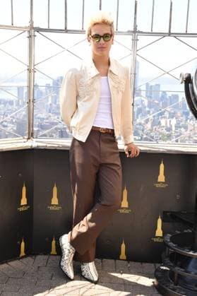 Disney’s Camp Rock 3 Cast visit the Empire State Building NEW YORK, NY - AUGUST 19: Casey Trotter at the Empire State Building to celebrate the release of Disney’s Camp Rock 3. on August 19, 2026 in New York City. Credit: John Fycke AdMedia. 19 Aug 2026 Pictured: Hudson Stone. Photo credit: John Fycke AdMedia MEGA TheMegaAgency.com sales@mega.global  Copyright: xThexMegaxAgencyxJohnxFycke AdMediax xMEGAx