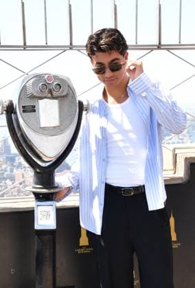 Disney’s Camp Rock 3 Cast visit the Empire State Building NEW YORK, NY - AUGUST 19: Casey Trotter at the Empire State Building to celebrate the release of Disney’s Camp Rock 3. on August 19, 2026 in New York City. Credit: John Fycke AdMedia. 19 Aug 2026 Pictured: Malachi Barton. Photo credit: John Fycke AdMedia MEGA TheMegaAgency.com sales@mega.global  Copyright: xThexMegaxAgencyxJohnxFycke AdMediax xMEGAx