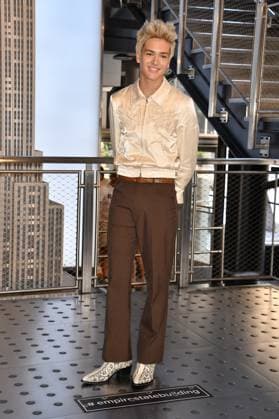 Disney’s Camp Rock 3 Cast visit the Empire State Building NEW YORK, NY - AUGUST 19: Casey Trotter at the Empire State Building to celebrate the release of Disney’s Camp Rock 3. on August 19, 2026 in New York City. Credit: John Fycke AdMedia. 19 Aug 2026 Pictured: Hudson Stone. Photo credit: John Fycke AdMedia MEGA TheMegaAgency.com sales@mega.global  Copyright: xThexMegaxAgencyxJohnxFycke AdMediax xMEGAx