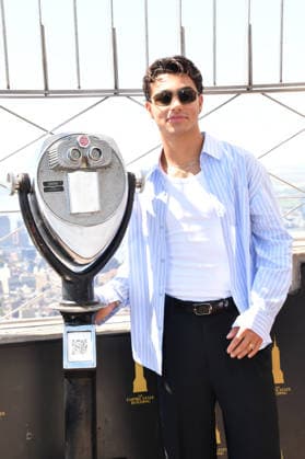Disney™s Camp Rock 3 Cast visit the Empire State Building NEW YORK, NY - AUGUST 19: Malachi Barton at the Empire State Building to celebrate the release of Disney™s Camp Rock 3. on August 19, 2026 in New York City. Credit: John Fycke AdMedia New York City New York USA EDITORIAL USE ONLY  Copyright: xx JohnxFycke AdMediax admphotosthree012023