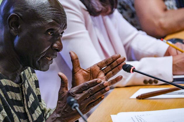 August 19, 2026, New York, New York, United States: OLARA OTUNNU of Uganda, candidate for the position of UN Secretary-General, addresses Member States and civil society during an informal interactive dialogue at UNHQ. Otunnu outlined his vision for the organisation, emphasising reform, institutional effectiveness and the need to strengthen the UNÃ¢â‚¬â ¢s role in addressing global divisions. The dialogue forms part of the selection process for the next Secretary-General, who will succeed ANTONIO GUTERRES when his second term concludes at the end of 2026. New York United States - ZUMAo116 20260819_znp_o116_083 Copyright: xBiancaxOterox