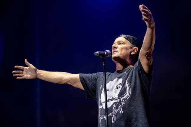 August 19, 2026, Vilar De Mouros, Portugal: Bassist Cordell Crockett of the American hard?rock band, Ugly Kid Joe seen performing during the second day of the Vilar de Mouros Festival. Vilar De Mouros Portugal - ZUMAs197 20260819_aaa_s197_247 Copyright: xDiogoxBaptistax