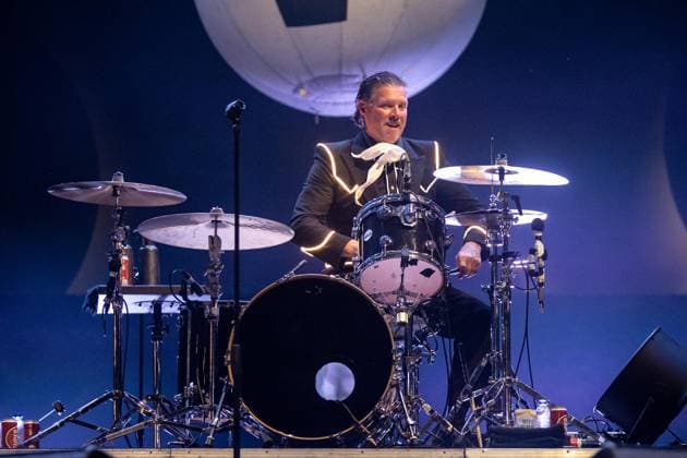 August 19, 2026, Vilar De Mouros, Portugal: Drummer Chris Dangerous of the Swedish garage?rock band The Hives performs during the second day of the Vilar de Mouros Festival. Vilar De Mouros Portugal - ZUMAs197 20260819_aaa_s197_254 Copyright: xDiogoxBaptistax