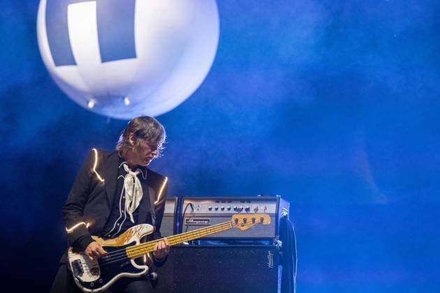 August 19, 2026, Vilar De Mouros, Portugal: Bassist The Johan and Only of the Swedish garage?rock band The Hives performs during the second day of the Vilar de Mouros Festival. Vilar De Mouros Portugal - ZUMAs197 20260819_aaa_s197_258 Copyright: xDiogoxBaptistax