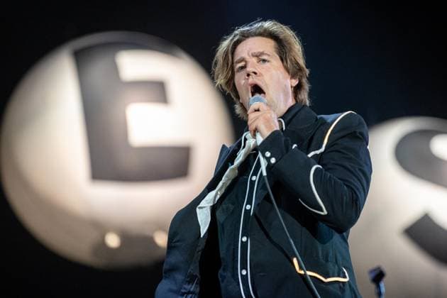 August 19, 2026, Vilar De Mouros, Portugal: Vocalist Howlin™ Pelle Almqvist of the Swedish garage?rock band The Hives performs during the second day of the Vilar de Mouros Festival. Vilar De Mouros Portugal - ZUMAs197 20260819_aaa_s197_267 Copyright: xDiogoxBaptistax