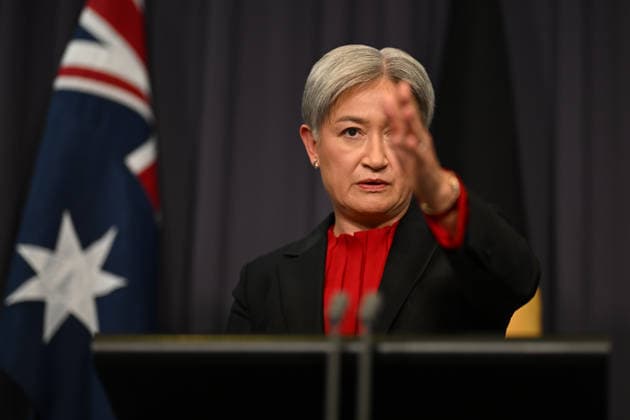 PENNY WONG PRESSER, Australian Foreign Minister Penny Wong speaks to the media at Parliament House in Canberra, Thursday, August 20, 2026. ( NO ARCHIVING CANBERRA AUSTRALIAN CAPITAL TERRITORY AUSTRALIA  Copyright: xLUKASxCOCHx 20260820189064276965