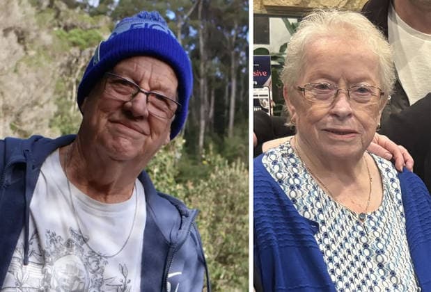 MISSING COUPLE, In a supplied image, south Australian couple Clementina, 81, and her partner Peter, 79, and their car which got bogged in the Dial Range area in Tasmania. in Tasmania, TAS, Australia; Thursday, August 20, 2026. South Australian couple Clementina, 81, and her partner Peter, 79, have been found safe and well after spending two nights bogged on a track in Tasmania. (PR HANDOUT Supplied by Tasmania Police) NO ARCHIVING, EDITORIAL USE ONLY, AAP PROVIDES ACCESS TO THIS HANDOUT IMAGE TO BE USED SOLELY FOR THE PURPOSE FOR WHICH THE IMAGE WAS PROVIDED - FOR REPORTING ON THE EVENTS OR FACTS DEPICTED IN THE IMAGE. NO ARCHIVING, EDITORIAL USE ONLY, AAP PROVIDES ACCESS TO THIS HANDOUT IMAGE TO BE USED SOLELY FOR THE PURPOSE FOR WHICH THE  Copyright: xx 20260820182767008978