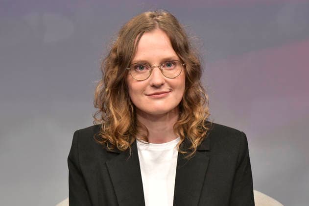 Anna Elsbernd in der ARD-Talkshow maischberger im Studio Berlin Adlershof. Berlin, 19.08.2026 *** Anna Elsbernd on the ARD talk show *maischberger* at the Berlin Adlershof studio, Berlin, August 19, 2026 Foto:xM.xBehrensx xFuturexImagex maischberger1908_6830