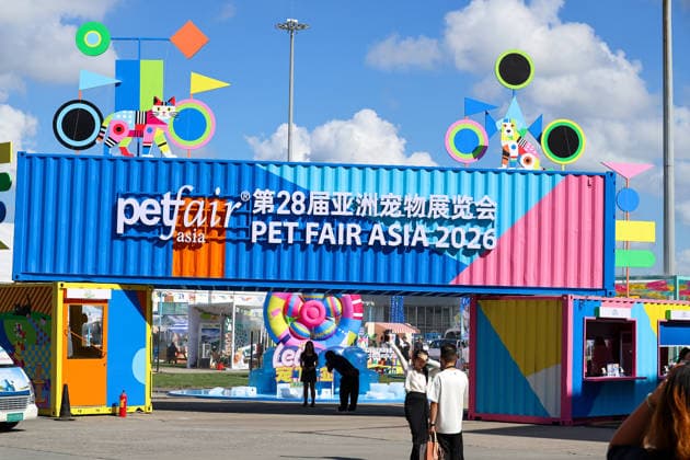 SHANGHAI, CHINA - AUGUST 19: A general view shows the venue of the 28th Asian Pet Exhibition on August 19, 2026 in Shanghai, China. The event features an upgraded plan for new product launches in the Asia-Pacific region, with over 100 global debuts covering pet food, household items, smart devices, and healthcare products.  Copyright: xVCGx 111660914110