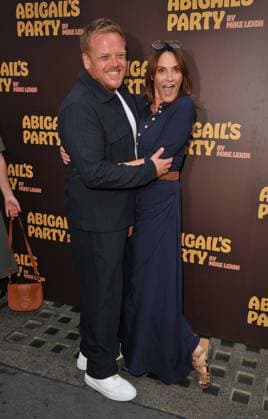 Abigail s Party play press night, London Owain Arthur and Sarah Parish at the Abigail s Party play press night, The Harold Pinter Theatre, Panton Street, on Wednesday 19 August 2026 in London, England, UK. CAP CAN CAN London UK Great Britain Copyright: xCanxNguyen CapitalxPicturesx