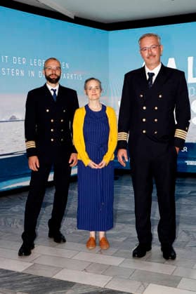 Henning Westphal, Ines Reinisch und Thomas Wunderlich bei der Premiere des Dokumentarfilms Salz und Wasser - Mit der legendären Polarstern in die Antarktis im Zeiss Großplanetarium. Berlin, 19.08.2026 *** Henning Westphal, Ines Reinisch, and Thomas Wunderlich at the premiere of the documentary *Salt and Water: To Antarctica Aboard the Legendary Polarstern* at the Zeiss Großplanetarium Berlin, August 19, 2026 Foto:xA.xBuggex xFuturexImagex salz_6808