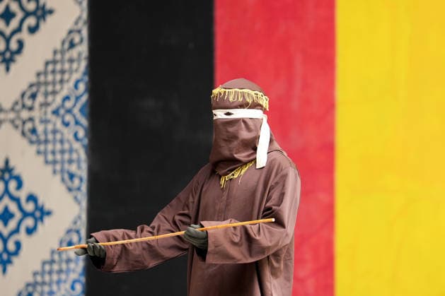 August 20, 2026, Banda Aceh, Aceh, Indonesia: An executioner carried out punishments on individuals who violated Sharia law at Bustanul Salatin Park in Banda Aceh, Aceh Province, Indonesia, on Thursday. Eleven people convicted of violating the *Qanun Jinayat* (Islamic Criminal Code) underwent the *uqubat* (punishment) of public caning. Among the eleven convicts, four were found guilty of *zina* (illicit sexual relations) and were each sentenced to receive 100 lashes. Banda Aceh Indonesia  - ZUMAi115 20260820_zip_i115_043 Copyright: xMuhammadxIqbalx