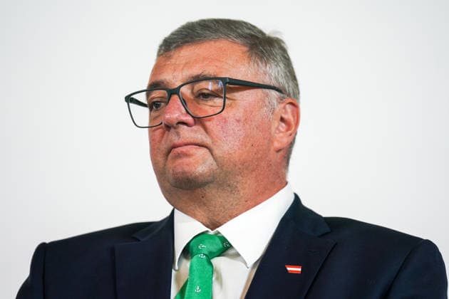 20.08.2026 - Europa, Österreich, Wien: Präsentation und Pressekonferenz von Maßnahmen gegen Extremismus und Kriminalität bei Jugendlichen; Staatssekretär Jörg Leichtfried *** August 20, 2026 Europe, Austria, Vienna Presentation and press conference on measures to combat extremism and youth crime State Secretary Jörg Leichtfried Copyright: xLUKAxKOLANOVICx
