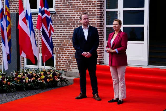 Denmark Nordic Summer Meeting The Danish Prime Minister Mette Frederiksen and the Faroese Prime Minister Beinir Johannesen hosts their Nordic colleagues for a Nordic summer meeting at Hoevelte Military Barracks and the Prime Ministers official residence Marienborg, near Copenhagen, Denmark, August 20, 2026. , Hoevelte and Kgs. Lyngby Denmark *** Denmark Nordic Summer Meeting: Danish Prime Minister Mette Frederiksen and Faroese Prime Minister Beinir Johannesen will host their Nordic counterparts for a Nordic summer meeting at Hoevelte Military Barracks and the Prime Minister’s official residence, Marienborg, near Copenhagen, Denmark, August 20, 2026, Hoevelte and Kgs Lyngby, Denmark  Copyright: MadsxClausxRasmussenx spdk20260820-141258-L