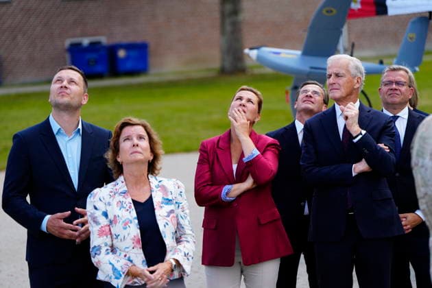 Denmark Nordic Summer Meeting The Danish Prime Minister Mette Frederiksen and the Faroese Prime Minister Beinir Johannesen as they host the Nordic colleagues for a Nordic summer meeting at Hoevelte Military Barracks and the Prime Ministers official residence Marienborg, near Copenhagen, Denmark, August 20, 2026. The meeting begins with a visit to Hoevelte Barracks, where the leaders are shown modern military capabilities. The meeting then continues at Marienborg, where they will discuss, among other things, closer Nordic defense cooperation, the Nordic region s role in the geopolitical situation, and the protection of children and young people online. , Hoevelte and Kgs. Lyngby Denmark *** Denmark Nordic Summer Meeting: Danish Prime Minis  Copyright: MadsxClausxRasmussenx spdk20260820-144132-L