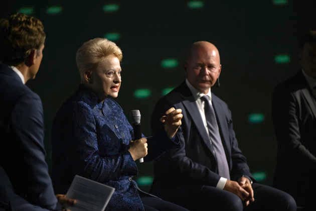 News Bilder des Tages STOCKHOLM, SVERIGE 20260820 Litauens tidigare president Dalia GrybauskaitÄ— pa nordisk-baltiska konferensen ?Unleashed? arrangerad av Stockholm Handelskammare pa Artipelag, Värmdö. Th ses Mickael Johansson, VD pa Saab STOCKHOLM SVERIGE x10040x *** STOCKHOLM, SWEDEN 20260820 Former Lithuanian President Dalia Grybauskaite at the Nordic-Baltic conference Unleashed , organized by the Stockholm Chamber of Commerce at Artipelag in Värmdö. Pictured is Mickael Johansson, CEO of Saab. STOCKHOLM, SWEDEN x10040x  Copyright: xAndersxWiklund TTx NORDISK-BALTISK KONFERENS 7z29PndxDsQ